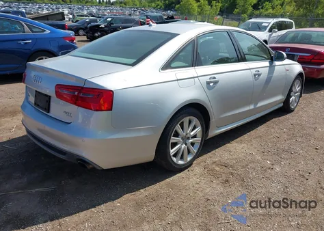 2014 Audi A6 3.0T Premium Plus from USA, damaged, VIN WAUHGAFC2EN054767